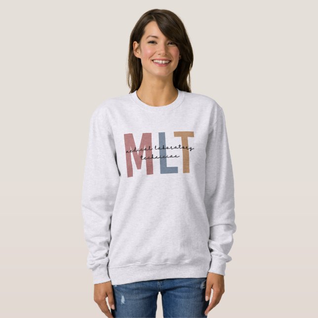 Sweatshirt Technicien de laboratoire Médicale MLT Technique d (Devant entier)