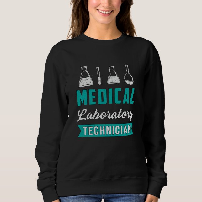 Sweatshirt Technicien de laboratoire Médicale Science Lab Tec (Devant)