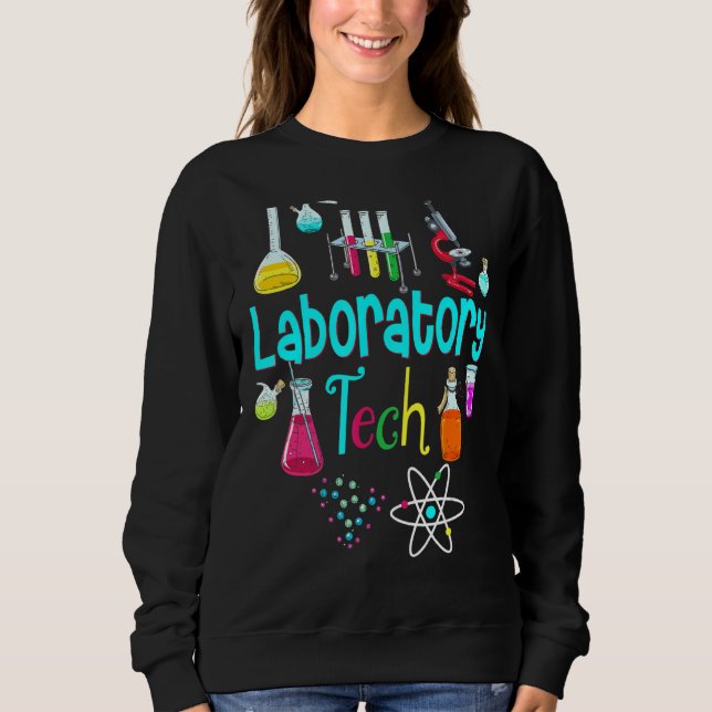 Sweatshirt Technicien de laboratoire Technicien de laboratoir (Devant)