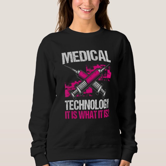 Sweatshirt Technicien de laboratoire Technologue Médicale Lab (Devant)