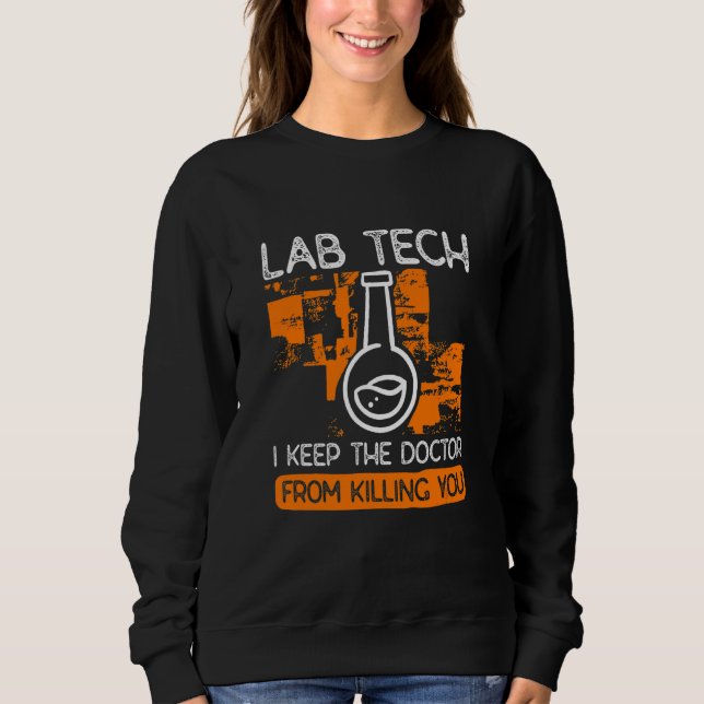 Sweatshirt Technicien De Laboratoire Techs De Laboratoire Gar (Devant)