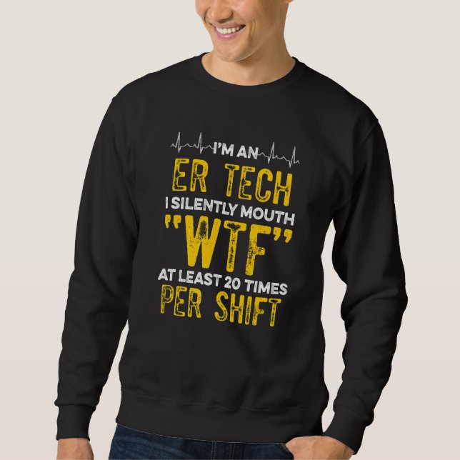 Sweatshirt Technicien de maintenance mécanique d'ascenseur (Devant)