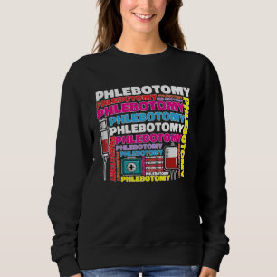 Sweatshirt Technicien de phlébotomie Technicien en phlébotomi