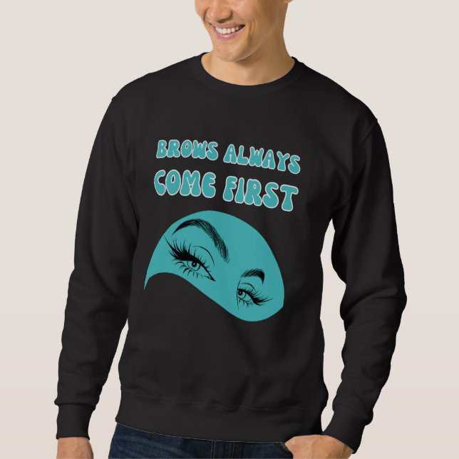 Sweatshirt Technicien de sourcils Brow Artiste Microblading B (Devant)
