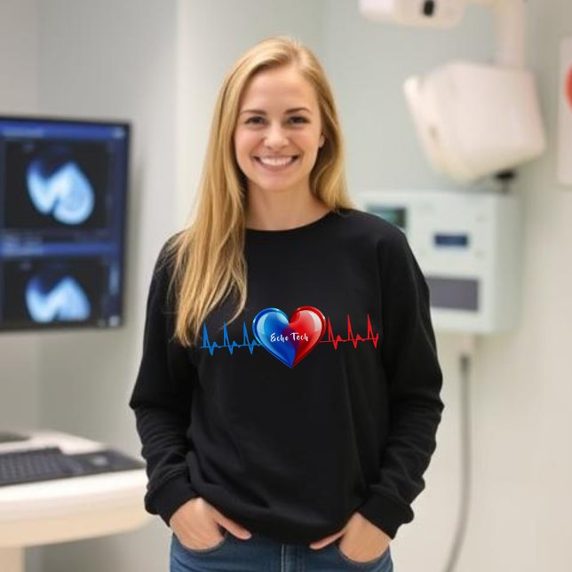 Sweatshirt Technicien écho - Sonographe cardiaque (Echo Tech- Cardiac Sonographer Sweatshirt)