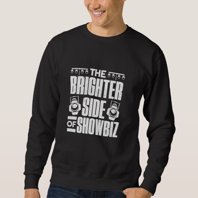 Sweatshirt Technicien éclairage Technicien lumière Éclairagis (Devant)