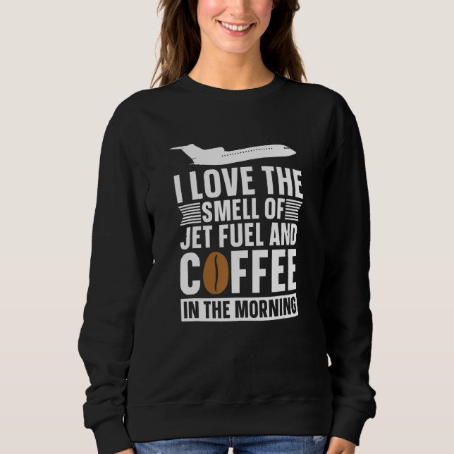 Sweatshirt Technicien en café mécanicien d'aéronef (Devant)