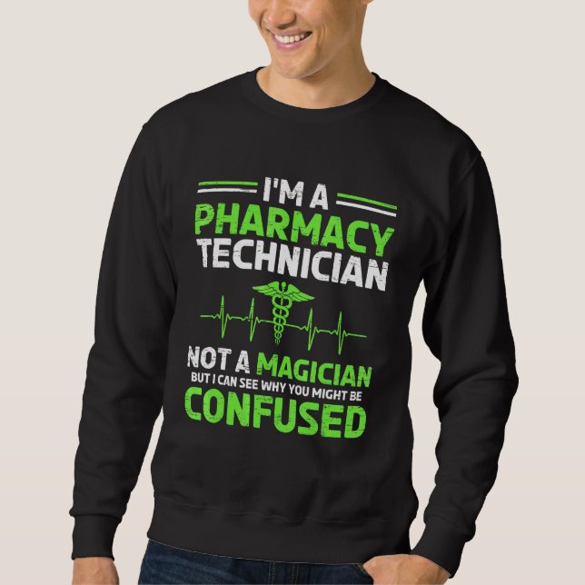 Sweatshirt Technicien en pharmacie (Devant)