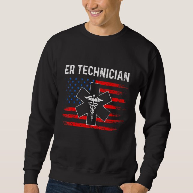 Sweatshirt Technicien Er Salle D'Urgence Tech 1 (Devant)