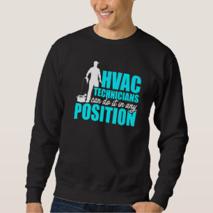Sweatshirt Technicien HVAC N'importe quel poste Tech HVAC 2