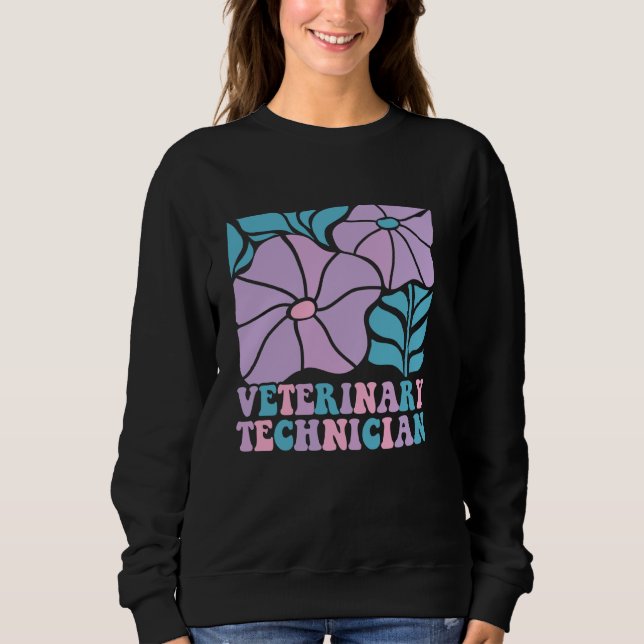 Sweatshirt Technicien Vétérinaire Assistant Vétérinaire Techn (Devant)