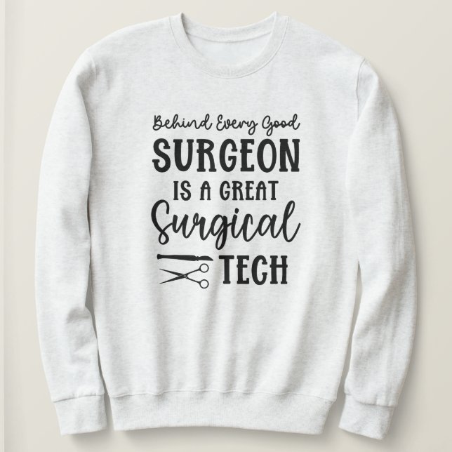Sweatshirt Technologie chirurgicale | Technologue chirurgical (Design devant)