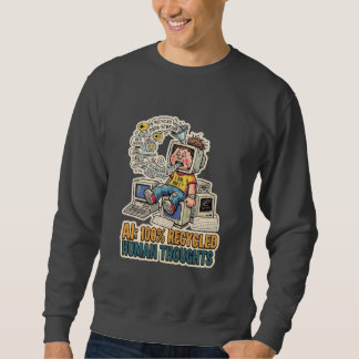Sweatshirt Technologie de code satirique d'intelligence artif