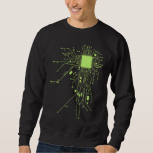 Sweatshirt Technologie de processeur Nerd Puces informatiques