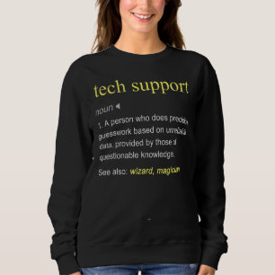 Sweatshirt Technologie Support Définition It Computer Cool
