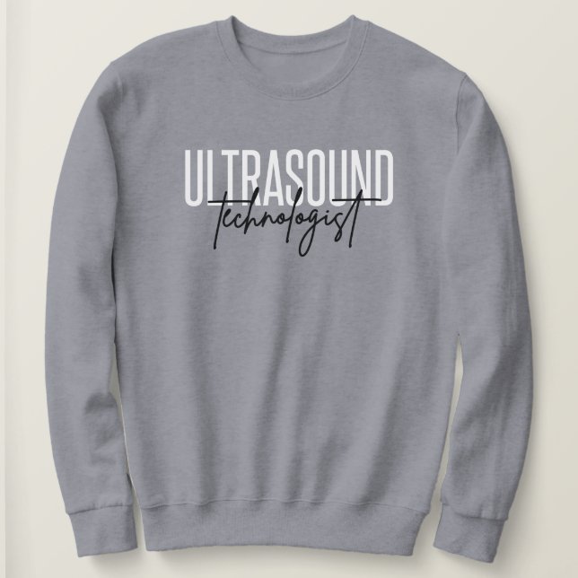 Sweatshirt Technologue d'Ultrasound | Cadeaux techniques ultr (Design devant)