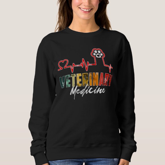 Sweatshirt Technologue en technologie vétérinaire Appréciatio (Devant)
