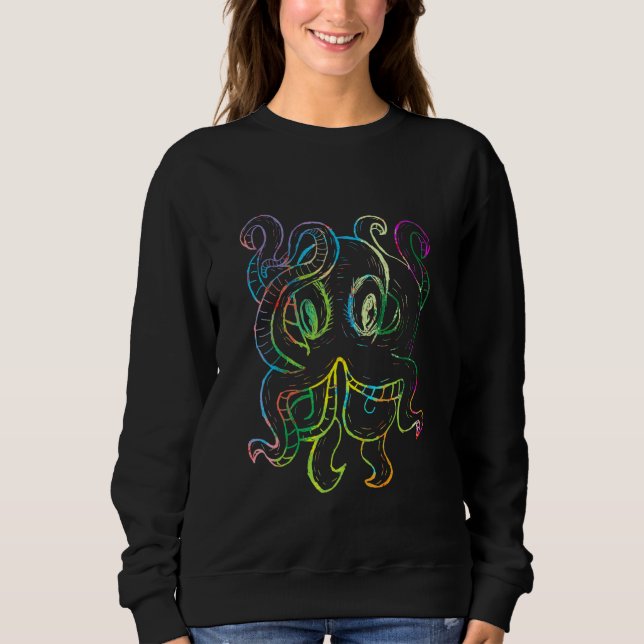 Sweatshirt Technopagan Techno Kitten Aventure De l'environnem (Devant)