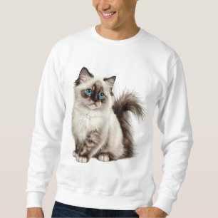 Sweatshirt Tee Chat Mignon Maman Chat Papa Chat
