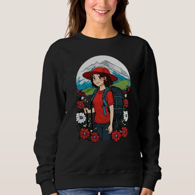 Sweatshirt Tee d'aventure Mountain Blossom (Devant)