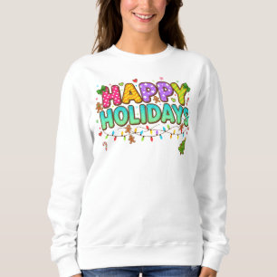 Sweatshirt "Tee des Fêtes Joyeuses et Colorées"