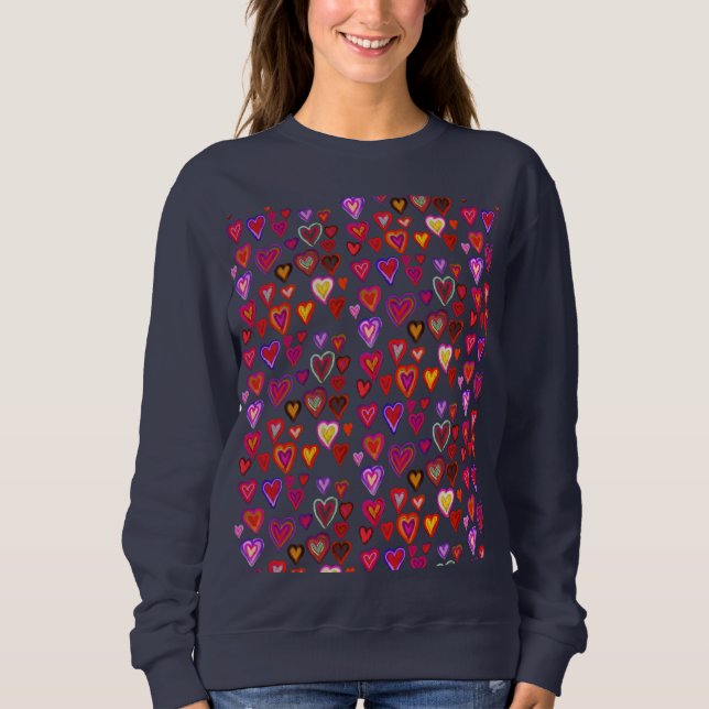 Sweatshirt Tee-shirt coloré et design (Devant)