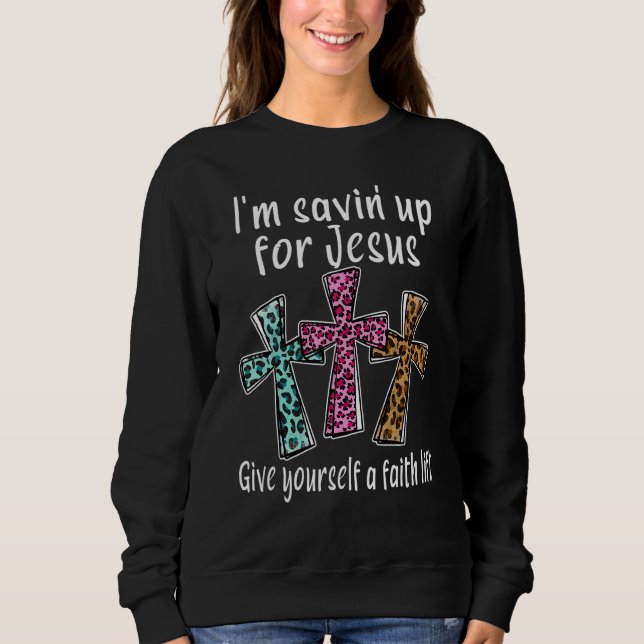 Sweatshirt Tee - shirts chrétiens Graphiques Jésus Saves (Devant)