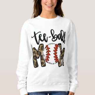 Sweatshirt Teeball Maman Leopard Maman Funny Ball Maman Mère 