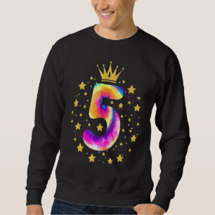 Sweatshirt Teinture colorée 5 ans Filles Sweet 5 5e B