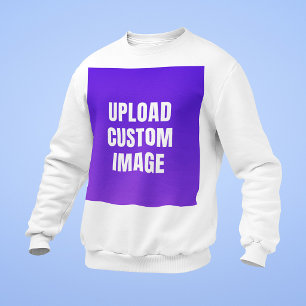 Sweatshirt Télécharger une image personnalisée - Ajoutez la v