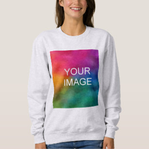 Sweatshirt Téléchargez Votre Propre Photo sur Femme Moderne G