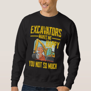 Sweatshirt Télécommande de pelleteuse pour opérateur de machi