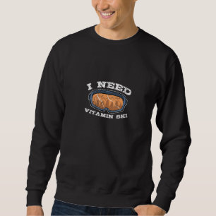 Sweatshirt Télémark de ski de fond pour instructeur de ski de