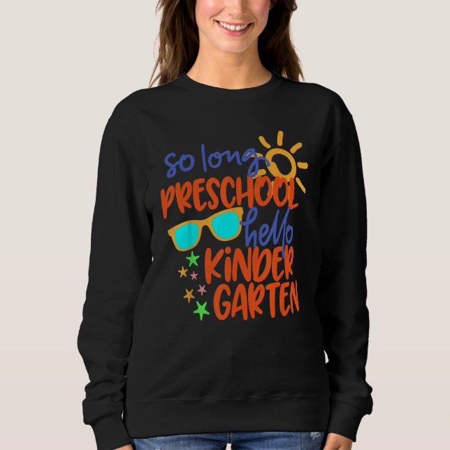 SWEATSHIRT TELLEMENT LONGTEMPS PRÉSCOLAIRE GRADE HELLO KINDER (Devant)