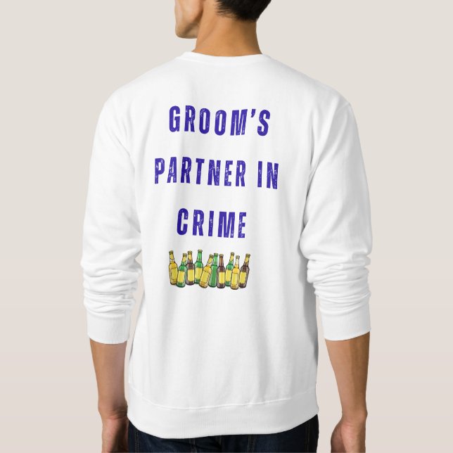 Sweatshirt Témoin préféré du marié (Dos)