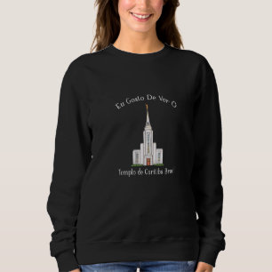 Sweatshirt Templo De Curitiba Brasil Eu Gosto De Ver Portugue