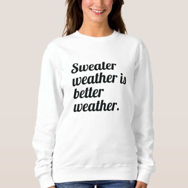 Sweatshirt Temps du pull (Devant)