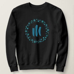 Sweatshirt tendance Monogram Snowflake