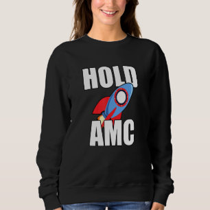 Sweatshirt Tenez Amc Stock Apes À La Lune Courte Squeeze