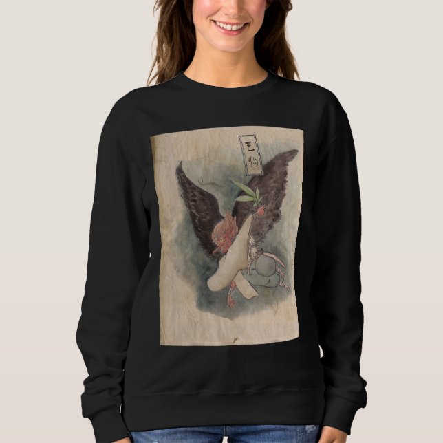 Sweatshirt Tengu japonais Yo Kai Series (Devant)