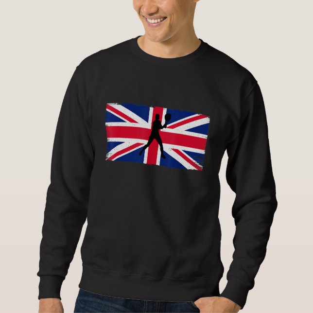 Sweatshirt Tennis britannique cool (Devant)
