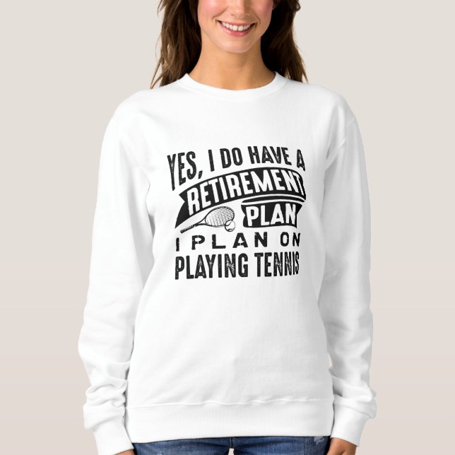 Sweatshirt Tennis de retraite (Devant)