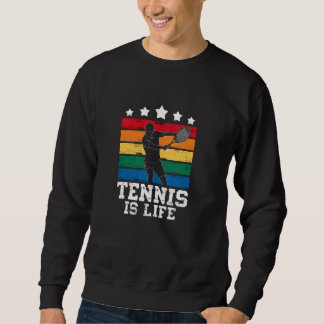 Sweatshirt Tennis est mon coeur de vie produit de tennis
