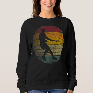 Sweatshirt Tennis Racket Ball Retro Style Vintage les années