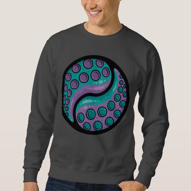 Sweatshirt Tentacle Yin Yang (Devant)