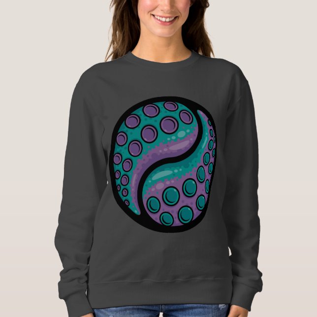 Sweatshirt Tentacle Yin Yang (Devant)
