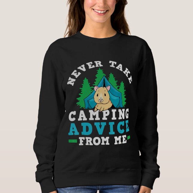Sweatshirt Tente De Camper Ne Jamais Prendre Conseil De Campi (Devant)