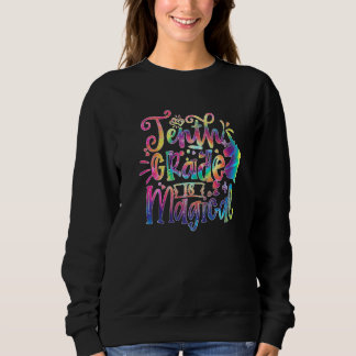 Sweatshirt Tenth Grade Is Magical Unicorn Tie Dye Back To Sch