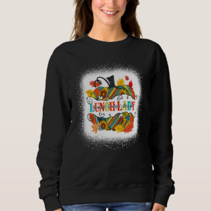Sweatshirt Tenue d'automne Dame de cantine Reconnaissante Gra