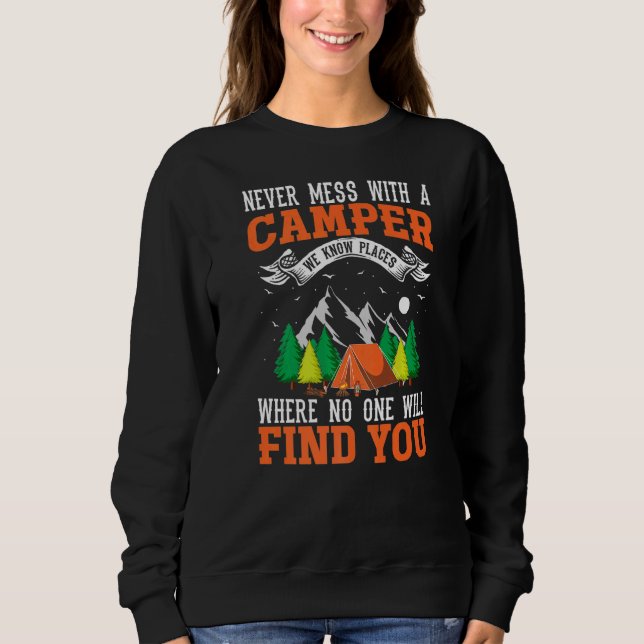 Sweatshirt Tenue De Camping Pour Hommes Vêtements De Camping  (Devant)